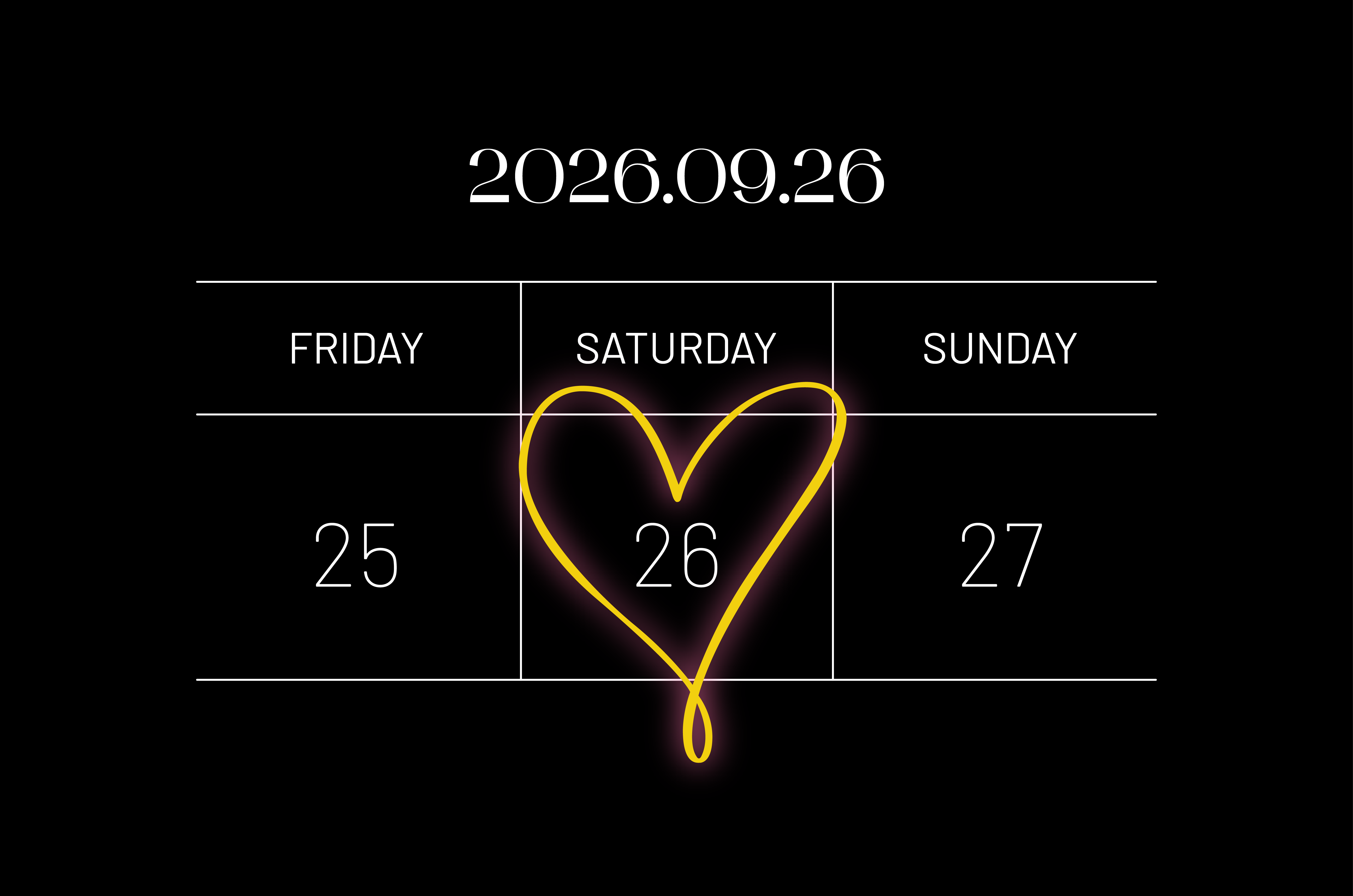 2026年9月26日,星期六